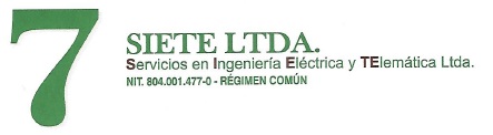 Logo SIETE LTDA